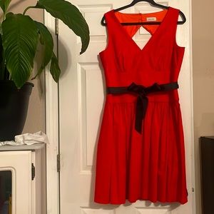 Calvin Klein Red Summer Occasion Dress Size 14